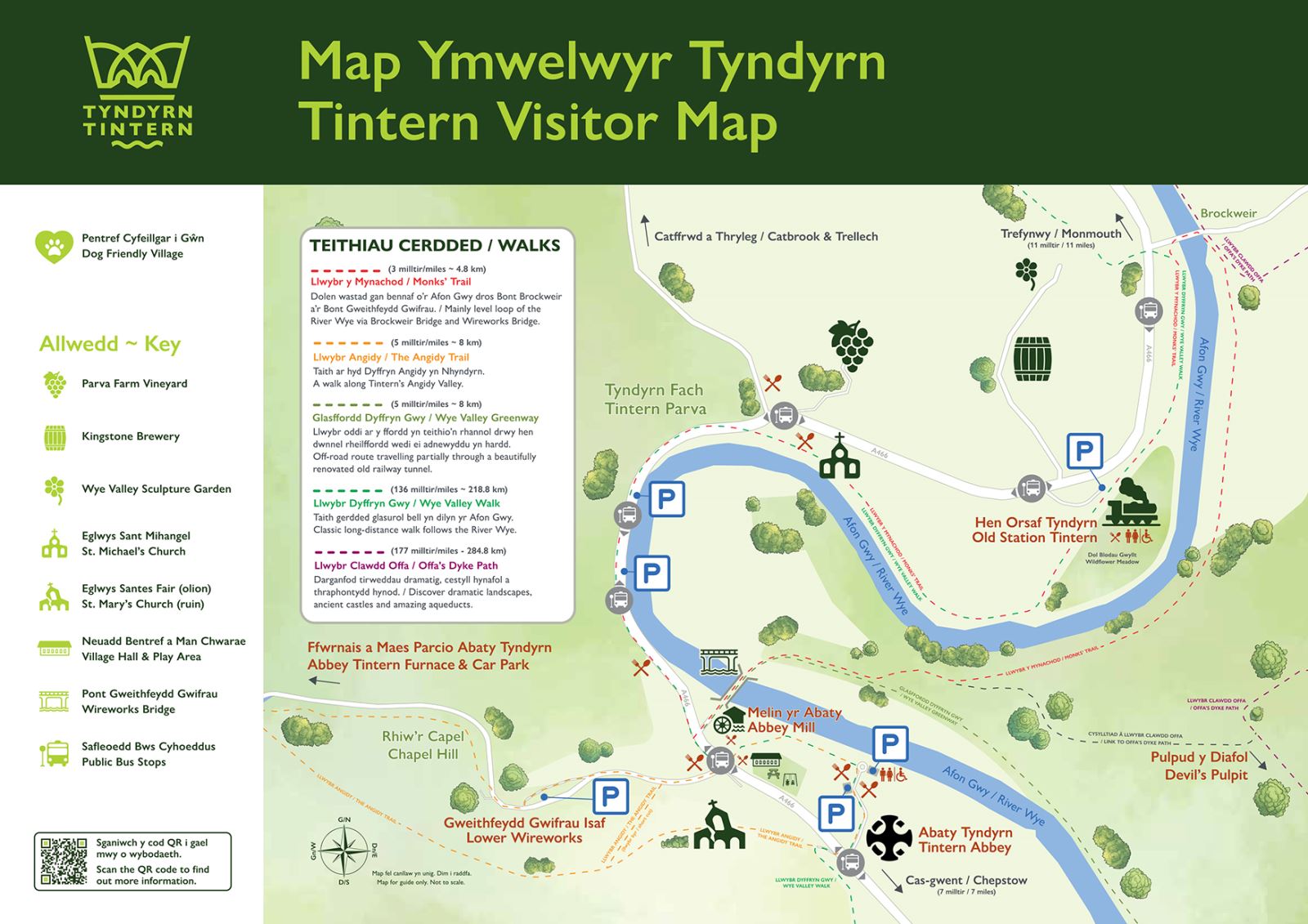 Tintern Visitor Map